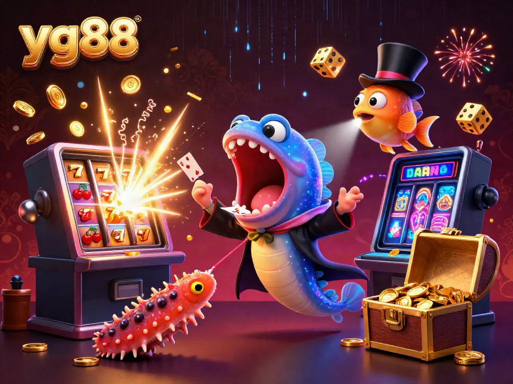 Exciting yg88 scene featuring magical characters engaging in casino-themed fun.