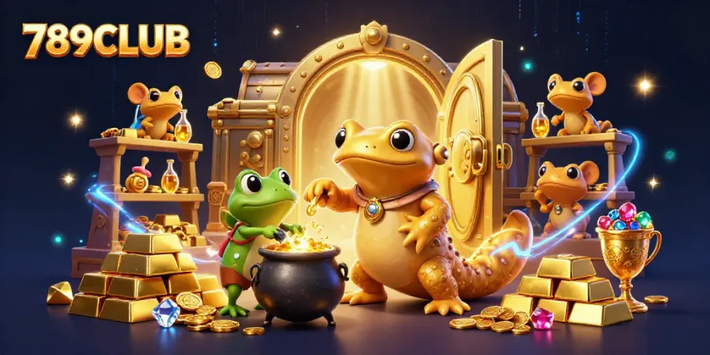 Experience excitement with 789CLUB as you engage with golden alchemical gambling adventures.