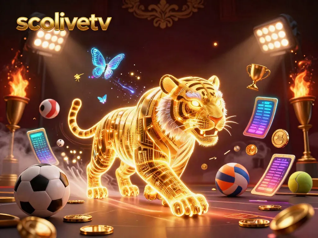 Experience the thrill of sports betting with socolivetv in this vibrant 3D digital casino scene.