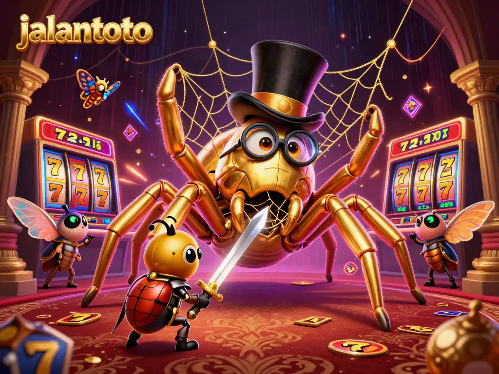 Experience thrilling games and wins at jalantoto with a vibrant casino scene featuring dynamic elements.