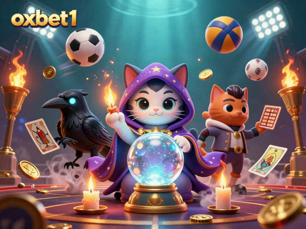 Experience thrilling gaming with oxbet1 featuring a dynamic casino-themed scene filled with animated elements.